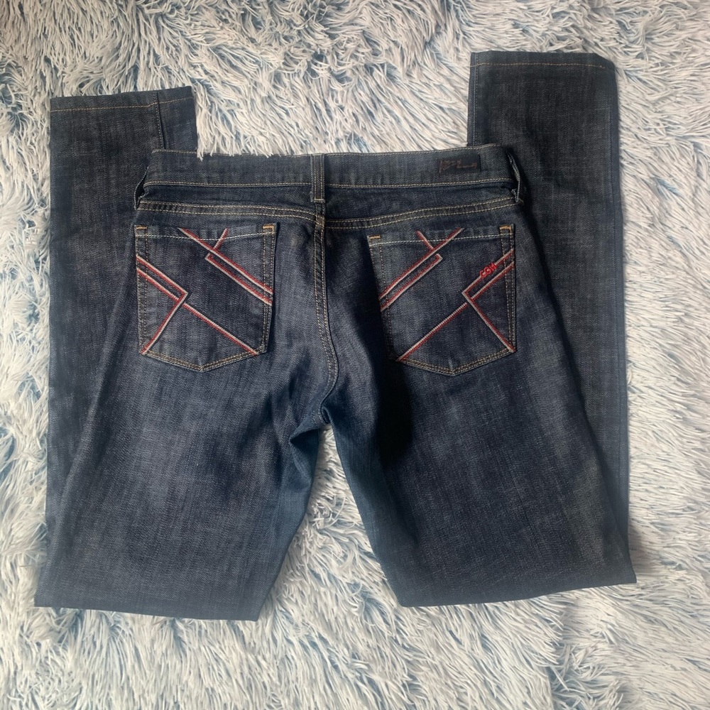 Citizens of Humanity dark wash straight leg jeans